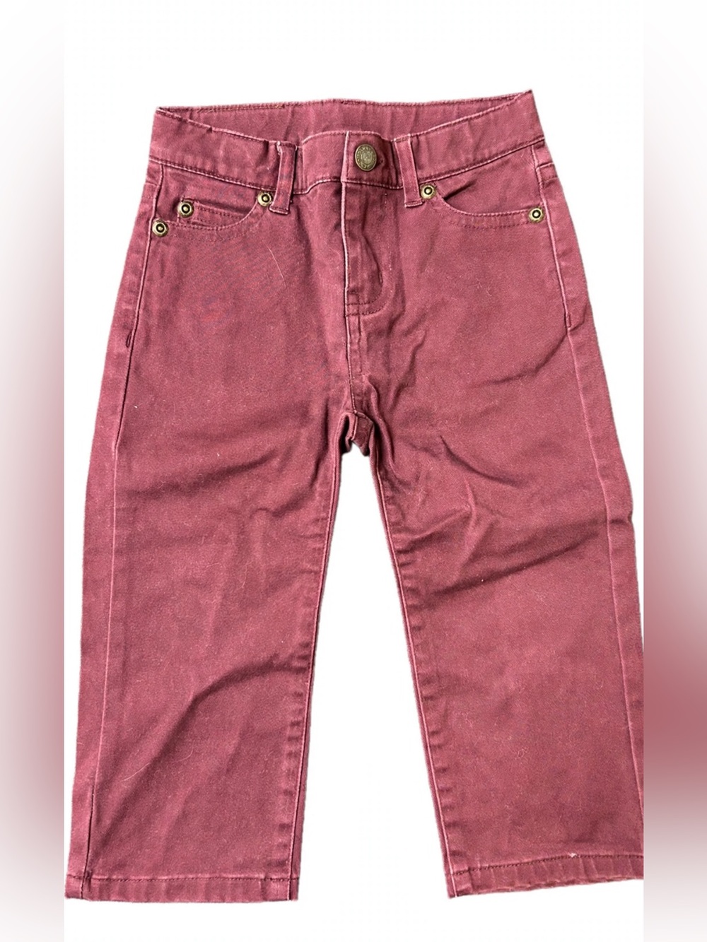 Toddler boy Burgundy Straight-Leg Pants